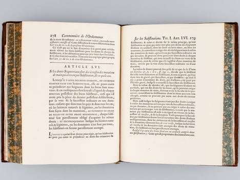 Commentaire de l'Ordonnance de Louis XV sur les Substitutions du mois d'Août 1747 . FURGOLE, Me Jean-Baptiste