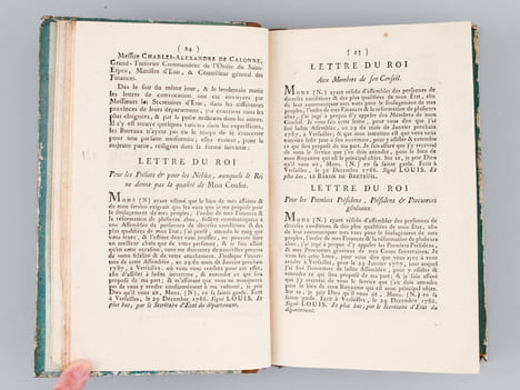 Procès-Verbal de l'Assemblée de Notables, Tenue à Versailles, en l'année M.DCCLXXXVII [ 1787 ]. Collectif ; [ DUPONT DE NEMOURS, Pierre Samuel ; ...