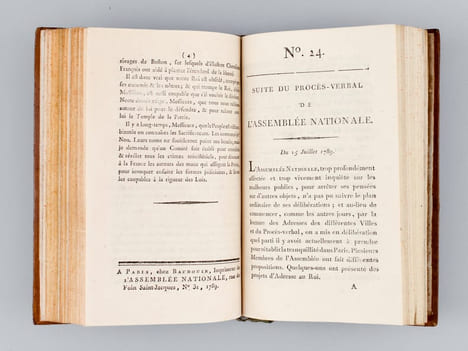 Procés-Verbal de l'Assemblée Nationale ( Du n° 1 du 17 juin 1789 au n° 63 du 31 août) 1789 ) [ Contient également : ] Motion de M. l'Abbé Grégoire, ...