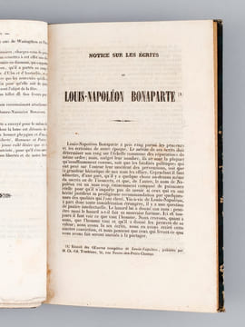 [ Recueil de 6 ouvrages :] Joseph Napoléon jugé par ses contemporains [ Suivi de : ] Notice sur les écrits de Louis-Napoléon Bonaparte [ Suivi de : ] ...