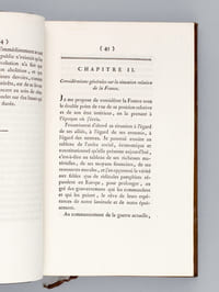 De l'Etat de la France, à la Fin de l'An VIII [ Edition originale ]