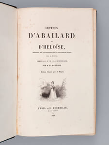 Lettres d'Abailard et d'Héloïse (2 Tomes - Complet) Traduites sur les manuscrits de la Bibliothèque Royale par E. Oddoul [ Lettres d'Héloïse et Abélard ]