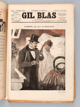 Gil Blas illustré ( Ensemble sous chemise de 98 numéros de 1891 à 1893) Première Année. Numéros 5, 10, 12, 14 à 23, 25 à 27, Deuxième Année : Numéros ...