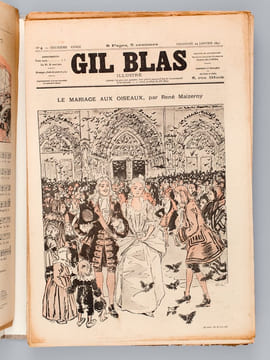 Gil Blas illustré ( Ensemble sous chemise de 98 numéros de 1891 à 1893) Première Année. Numéros 5, 10, 12, 14 à 23, 25 à 27, Deuxième Année : Numéros ...