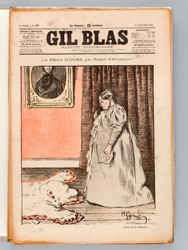 Gil Blas illustré ( Ensemble sous chemise de 93 numéros de 1894 à 1897) Quatrième Année. Numéros 1 à 7, 13, 14, 35, 37, 17 novembre ; Cinquième Année ...