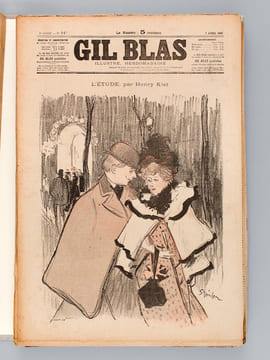 Gil Blas illustré ( Ensemble sous chemise de 93 numéros de 1894 à 1897) Quatrième Année. Numéros 1 à 7, 13, 14, 35, 37, 17 novembre ; Cinquième Année ...