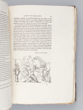 Gazette des Beaux-Arts. Courrier Européen de l'Art et de la Curiosité. Année 1859 - Tome 4[ Exemplaire sur papier de hollande - De la Bibliothèque ...