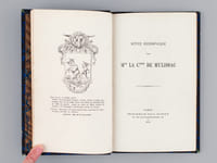 Notice biographique sur Mme la Comtesse de Mulissac [ Livre dédicacé par l'auteur - Edition originale ]