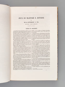 Le Théatre français avant la Renaissance 1450-1550 Mystères, Moralités et Farces. FOURNIER, Edouard