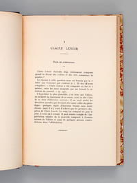 Les Trois Premiers Contes. Claire Lenoir, l'Intersigne, l'Annonciateur (2 Tomes - Complet) Tome I : Texte et Variante ; Tome II : Sources - Evolution du Texte