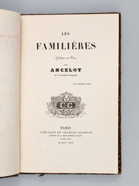 Les Familières. Epîtres en vers [ Edition originale - Livre dédicacé par l'auteur ]