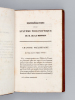 Considérations sur le Système Philosophique de M. de La Mennais, par M. l'Abbé Lacordaire, Derivaux, Paris, 1834, 2 ff., 208 pp. [ Edition originale ] ...