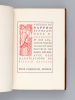 Poésies de Sappho suivies des Odes d'Anacréon et des anacréontiques.. SAPPHO ; ANACREON ; MEUNIER, Mario ; SAUVAGE, Sylvain