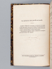 Histoire anecdotique du Théâtre, de la Littérature et de diverses impressions contemporaines tirée du Coffre d'un journaliste avec sa vie à tort et à ...