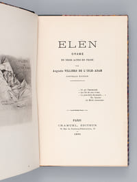 Elën. Drame en trois Actes en Prose