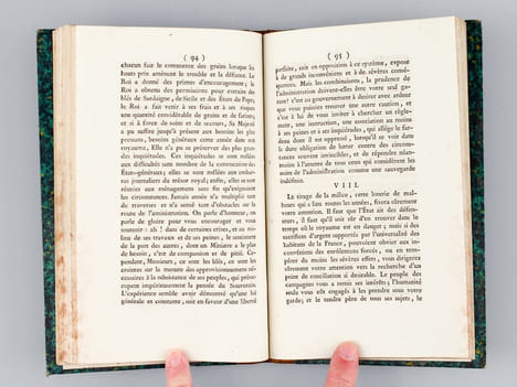 Ouverture des Etats-Généraux faite à Versailles le 5 Mai 1789. Discours du Roi; Discours de M. Le Garde des Sceaux ; Rapport de M. le Directeur ...