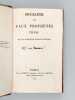 Biographie des Faux Prophètes vivans (2 Tomes - Complet) [ Edition originale ] . Une Société de Gens de Lettres ; [ CHAS, Jean ]