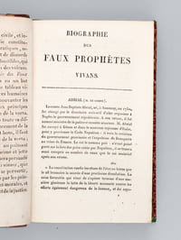 Biographie des Faux Prophètes vivans (2 Tomes - Complet) [ Edition originale ] 