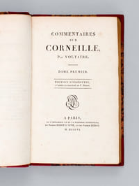 Commentaires sur Corneille (4 Tomes - Complet)