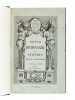 Nouveau Dictionnaire des Peintres Anciens et Contemporains. Contenant 1 - Un abrégé sur les origines de la peinture ; 2 - Un exposé historique de ...