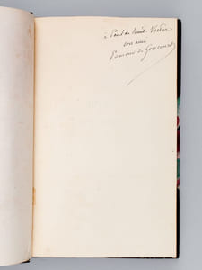 Idées et Sensations [ Edition originale - Livre dédicacé par Edmond de Goncourt à Paul de Saint-Victor ]