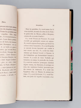 Idées et Sensations [ Edition originale - Livre dédicacé par Edmond de Goncourt à Paul de Saint-Victor ]. GONCOURT, Edmond & Jules de