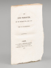 Des Lois existantes et du décret du 9 Mai 1815 [ Edition originale ]. KERGORLAY, Louis Florian Paul