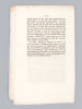 Aux Français et particulièrement aux Parisiens. Quel est le motif de la Guerre européenne contre la France ? Louis XVIII pouvait-il l'empêcher ? Par ...