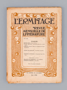 L'Ermitage. Revue Mensuelle de Littérature. 13e Année - 1902 (11 Numéros sur 12 - Sans le numéro 2). Collectif ; WHITMAN, Walt ; NIETZSCHE, Friedrich ...