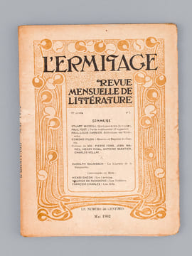 L'Ermitage. Revue Mensuelle de Littérature. 13e Année - 1902 (11 Numéros sur 12 - Sans le numéro 2). Collectif ; WHITMAN, Walt ; NIETZSCHE, Friedrich ...