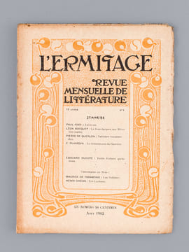 L'Ermitage. Revue Mensuelle de Littérature. 13e Année - 1902 (11 Numéros sur 12 - Sans le numéro 2). Collectif ; WHITMAN, Walt ; NIETZSCHE, Friedrich ...