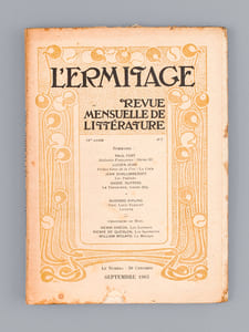 L'Ermitage. Revue Mensuelle de Littérature. 14e Année - 1903 (11 Numéros sur 12 - Sans le numéro 12)