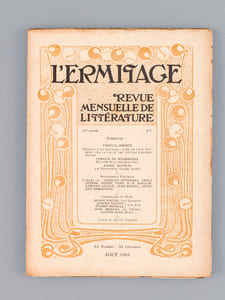 L'Ermitage. Revue Mensuelle de Littérature. 14e Année - 1903 (11 Numéros sur 12 - Sans le numéro 12)