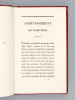 Bertram ou Le Château de St.-Aldobrand, Tragédie en cinq actes. MATURIN, Rév. Robert Charles ; ( TAYLOR, Baron Isidore ; NODIER, Charles )