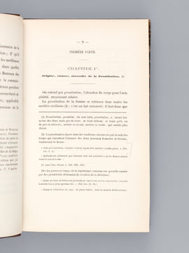 Mémoire sur la Prostitution publique et Parallèle complet de la Prostitution romaine et de la Prostitution contemporaine [ Edition originale ] [ Suivi ...