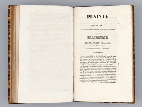 [ Recueil de 3 Titres : ] Procès des Fusils-Gisquet. Plainte en diffamation de MM. Casimir-Périer et Soult, Ministre du Roi contre M. Armand Marrast, ...