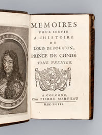 Mémoires pour servir à l'Histoire de Louis de Bourbon, Prince de Condé (2 Tomes - Complet)