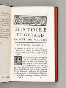 Histoire de Très Noble et Chevaleureux Prince Gérard, Comte de Nevers et de Rethel, et de la Très Vertueuse et sage Princesse Euriant de Savoye sa Mye