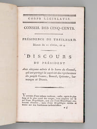 Rapports des Représentans du Peuple Camus, Bancal, Quinette, Lamarque, Envoyés par la Convention nationale, conjointement avec le général et ministre de la guerre Beurnonville, à l'Armée du Nord, par décret du 30 mars 1793 ; et du Représentant du peuple Drouet, Lus au Conseil des Cinq-cents les 22, 23 et 27 Nivôse, l'an 4 de la République française, une et indivisible [12 à 17 janvier 1796]