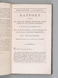 Rapports des Représentans du Peuple Camus, Bancal, Quinette, Lamarque, Envoyés par la Convention nationale, conjointement avec le général et ministre de la guerre Beurnonville, à l'Armée du Nord, par décret du 30 mars 1793 ; et du Représentant du peuple Drouet, Lus au Conseil des Cinq-cents les 22, 23 et 27 Nivôse, l'an 4 de la République française, une et indivisible [12 à 17 janvier 1796]