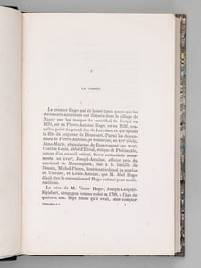 Victor Hugo raconté par un Témoin de sa vie avec Oeuvres inédites de Victor Hugo entre autres un Drame en trois Actes : Inez de Castro (2 Tomes - Complet)
