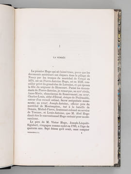 Victor Hugo raconté par un Témoin de sa vie avec Oeuvres inédites de Victor Hugo entre autres un Drame en trois Actes : Inez de Castro (2 Tomes - ...