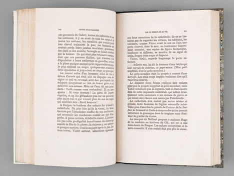 Victor Hugo raconté par un Témoin de sa vie avec Oeuvres inédites de Victor Hugo entre autres un Drame en trois Actes : Inez de Castro (2 Tomes - ...