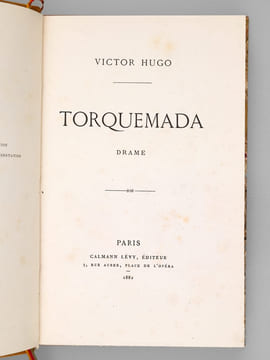 Torquemada. Drame [ Edition originale ]. HUGO, Victor
