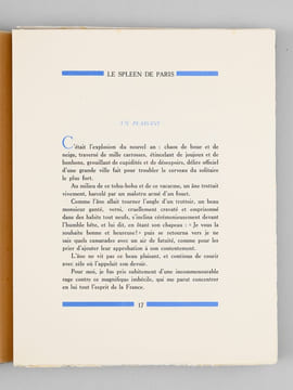 Le Spleen de Paris. Petits Poëmes en Prose illustrés par Pierre Thomas.. BAUDELAIRE, Charles ; (THOMAS, Pierre)