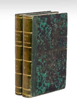 Théâtre Complet de Auguste Vacquerie (2 Tomes - Complet) [ Livre dédicacé par l'auteur ] Tome I : Tragaldabas. Les Funérailles de l'Honneur ; Tome II ...