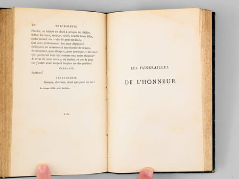 Théâtre Complet de Auguste Vacquerie (2 Tomes - Complet) [ Livre dédicacé par l'auteur ] Tome I : Tragaldabas. Les Funérailles de l'Honneur ; Tome II ...