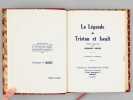 La Légende de Tristan et Iseult. Poème renouvelé par Georges Vertut. 10 hors texte de R.-J. Sornas. VERTUT, Georges