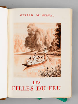 Les Filles du Feu. Sylvie, Jemmy, Octavie, Isis, Emilie. Neuf hors-texte de Roubille. NERVAL, Gérard de