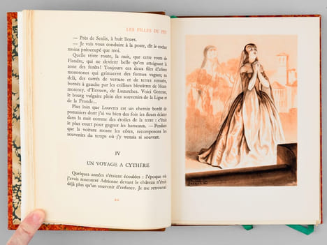 Les Filles du Feu. Sylvie, Jemmy, Octavie, Isis, Emilie. Neuf hors-texte de Roubille. NERVAL, Gérard de